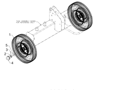 Wheels Diagram and Parts List for LS25 (24BF552B756)(2017) Cub Cadet Log Splitter